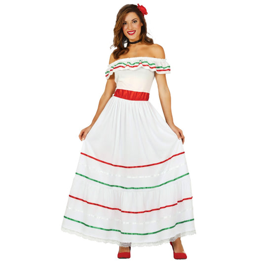 Costume da Messicana Bianca per donna