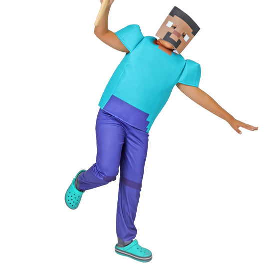 Costume Minecraft blu per bambino
