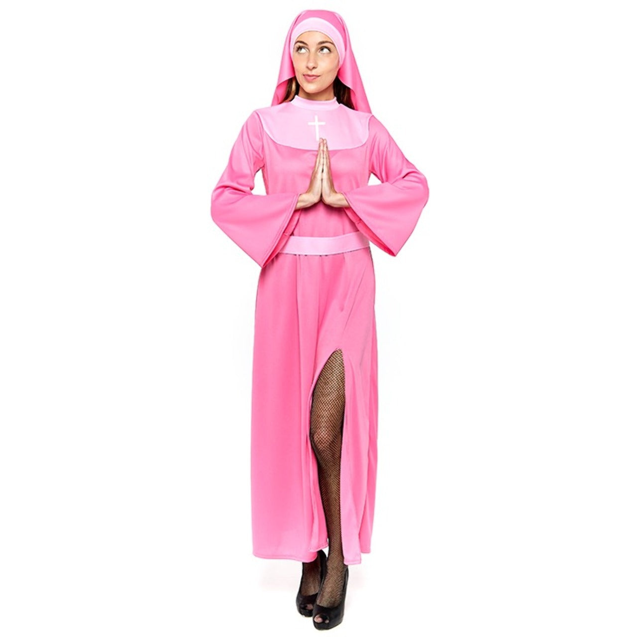 Costume da Suora Rosa per donna