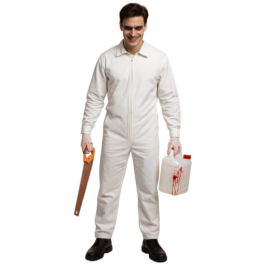 Costume da Tuta da operaio Bianca per adulto