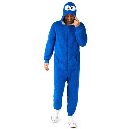 Costume del Mostro dei Biscotti di Sesame Street™ per adulto