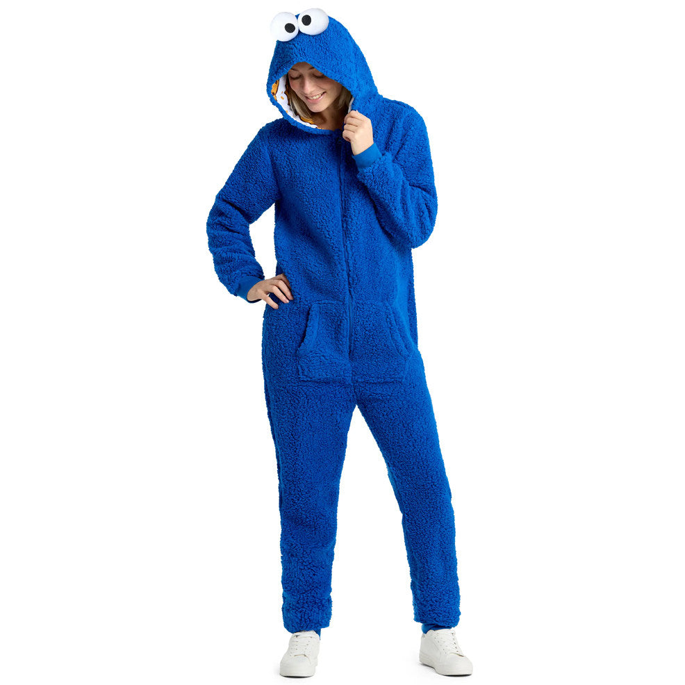 Costume del Mostro dei Biscotti di Sesame Street™ per adulto