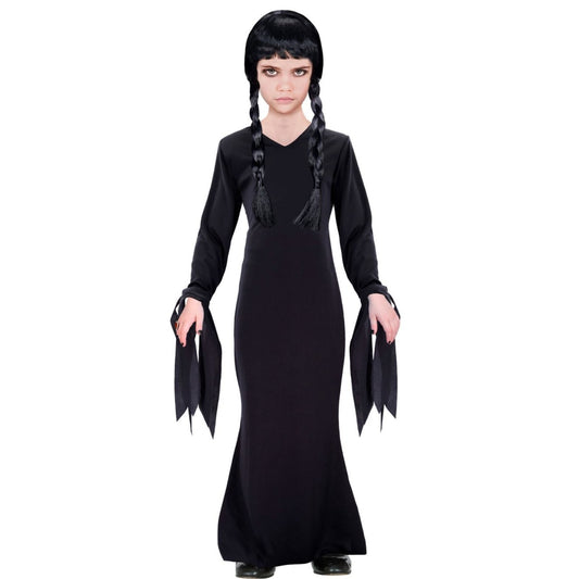 Costume da Morticia Mysteriosa per bambina