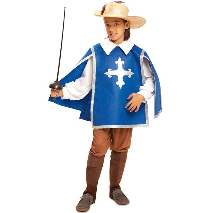 Costume da Moschettiere Blu per bambino