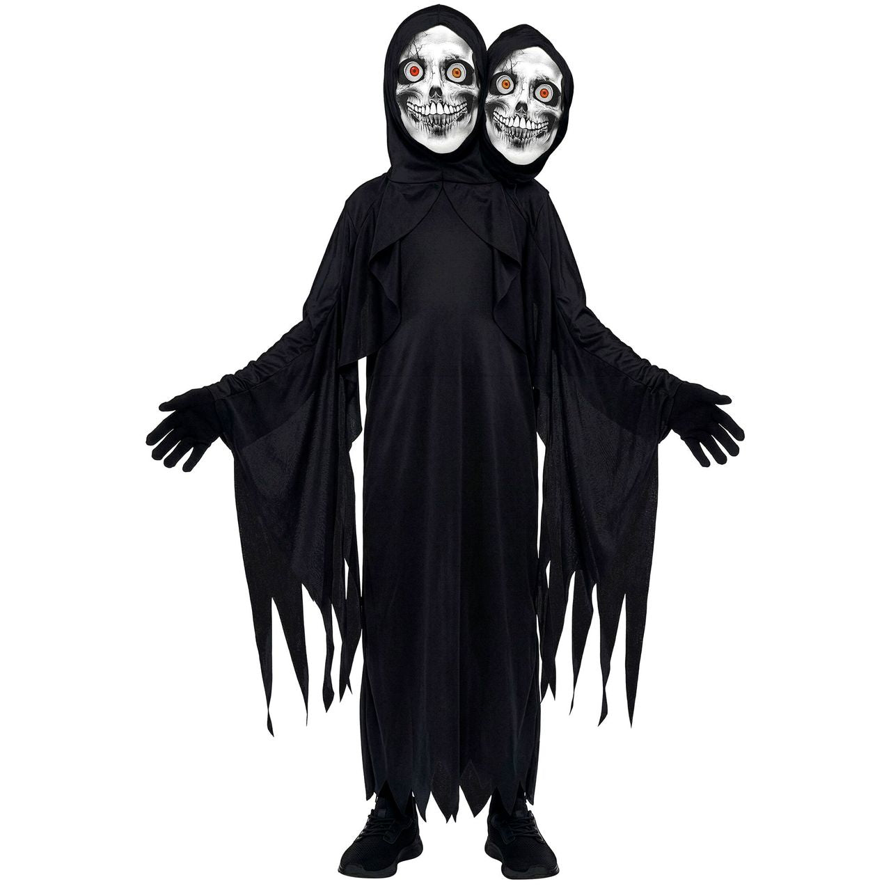 Costume da Morte con 2 Teste per bambino