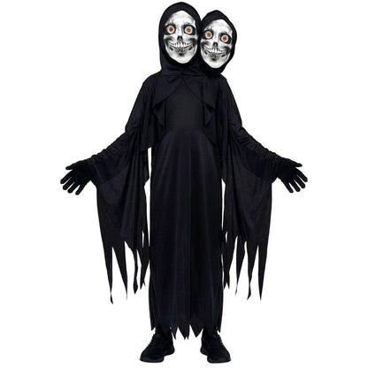 Costume da Morte con 2 Teste per bambino