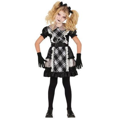 Costume da Bambola di Porcellana Sinistra per bambina 