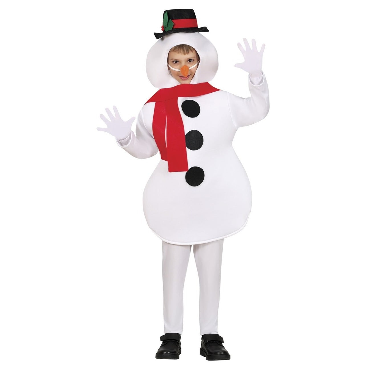 Costume da Pupazzo di neve bianco per bambino