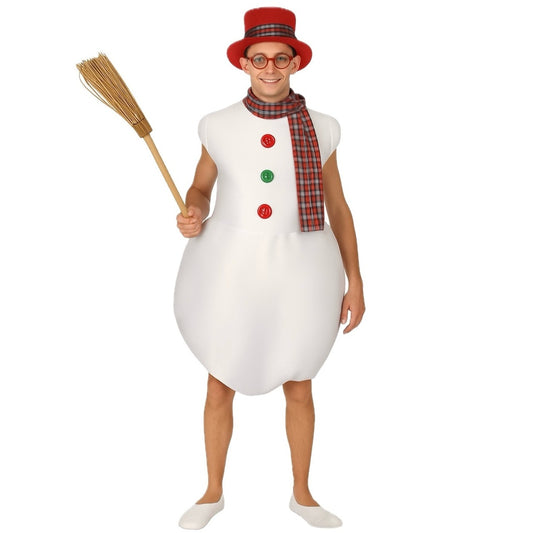 Costume da Pupazzo di Neve Palla adulto