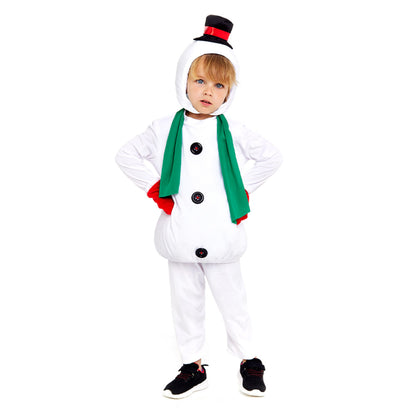 Costume da Pupazzo di Neve classico per bambini