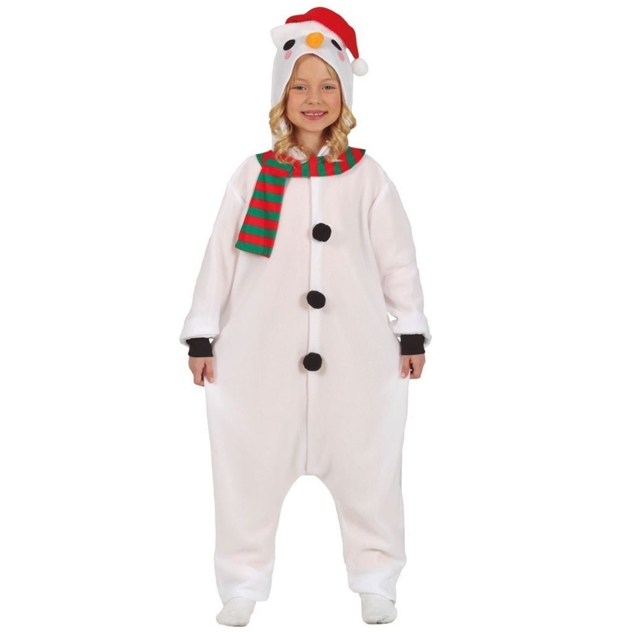 Costume da pupazzo di neve eco per bambini