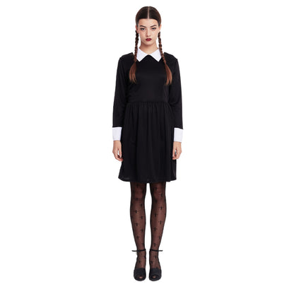 Costume da Ragazza Sinistra Nero per donna