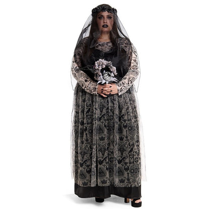 Costume da Sposa Cadavere Plus per donna