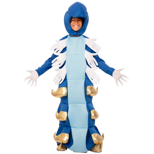 Costume da Bruco blu per bambino