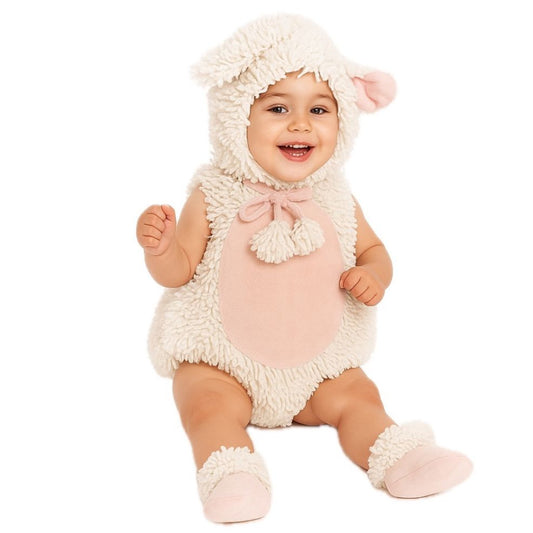 amscan - Costume natalizio da pecora, per bambini, 2-10 anni amscan - Costume natalizio da pecora, per bambini, 2-10 anni