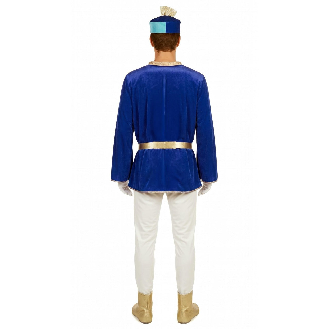 Costume da Paggio Reale Blu Deluxe per adulto 