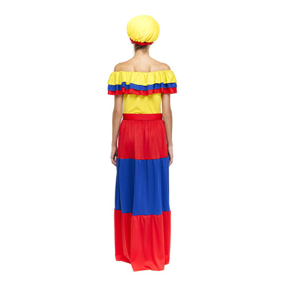 Costume da Palenquera Colombiana per donna 
