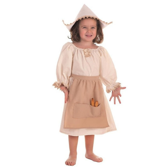 Costume da Panettiere del Molino per bambina