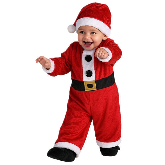 Costume da Babbo Natale Lusso per neonato
