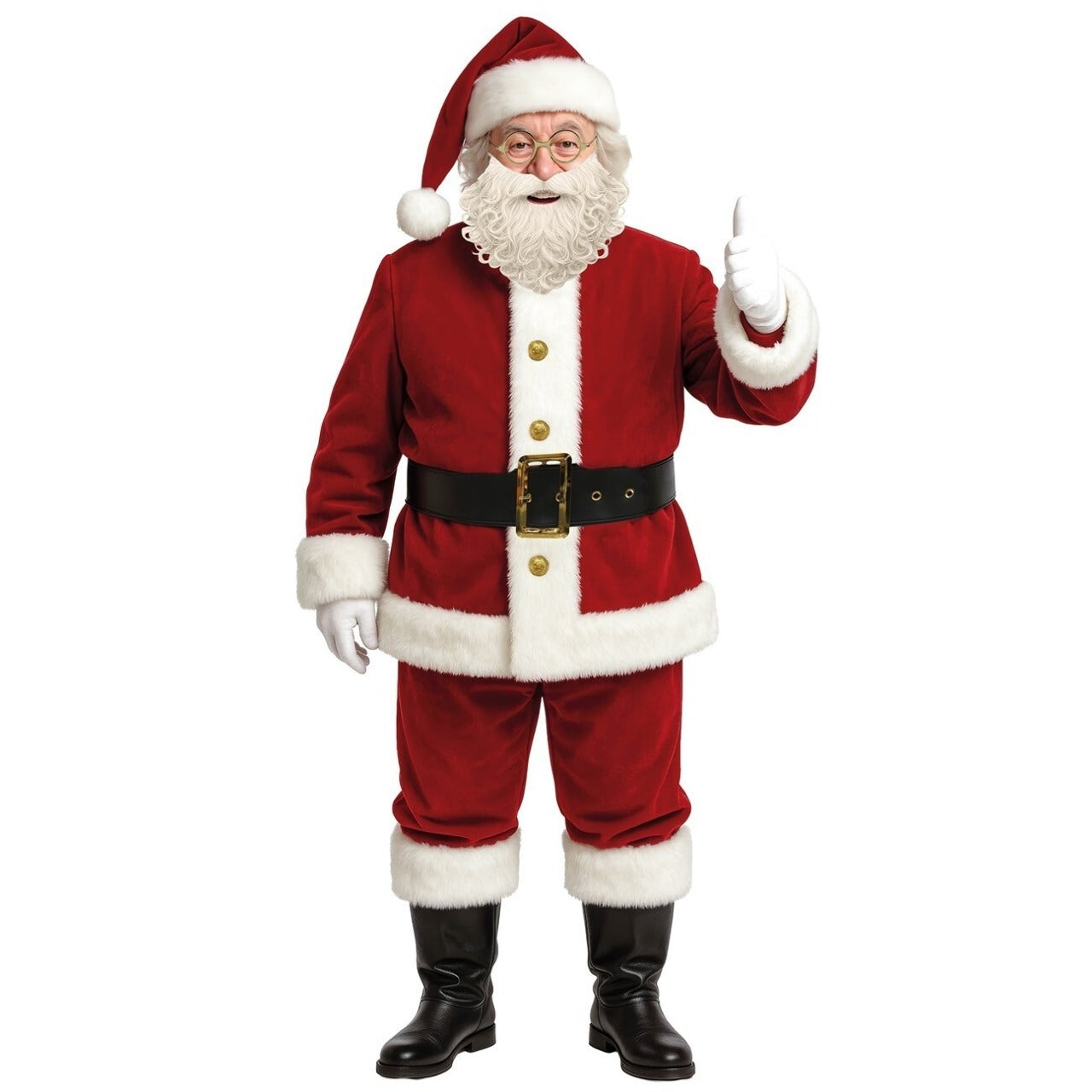 Costume da Babbo Natale Luxury per adulto