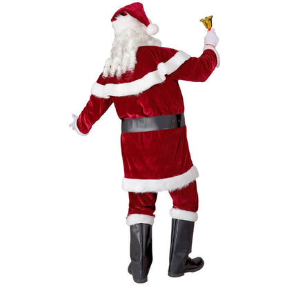 Raffinato costume da Babbo Natale per adulto