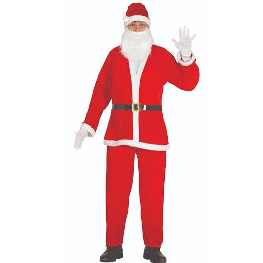 Costume di Babbo Natale in velluto per adulti