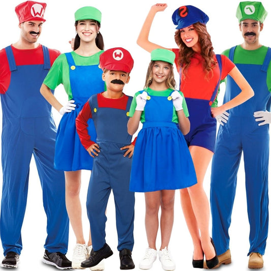 Costumi di gruppo da Mario e Luigi Bros