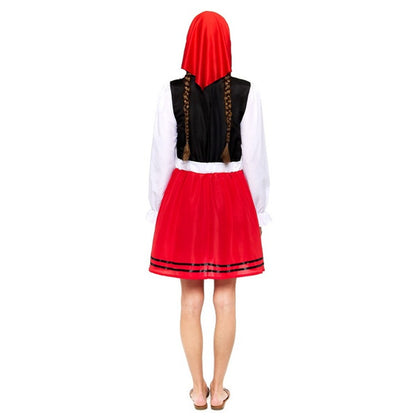 Costume da Pastorella Galiziana Rosso per donna