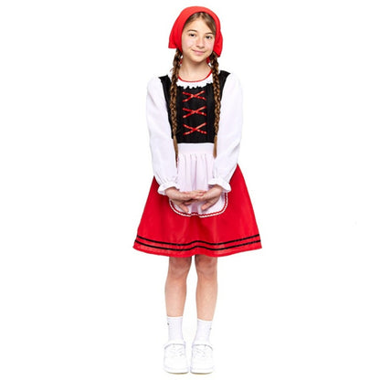 Costume da Pastorella Galiziana Rosso per bambina