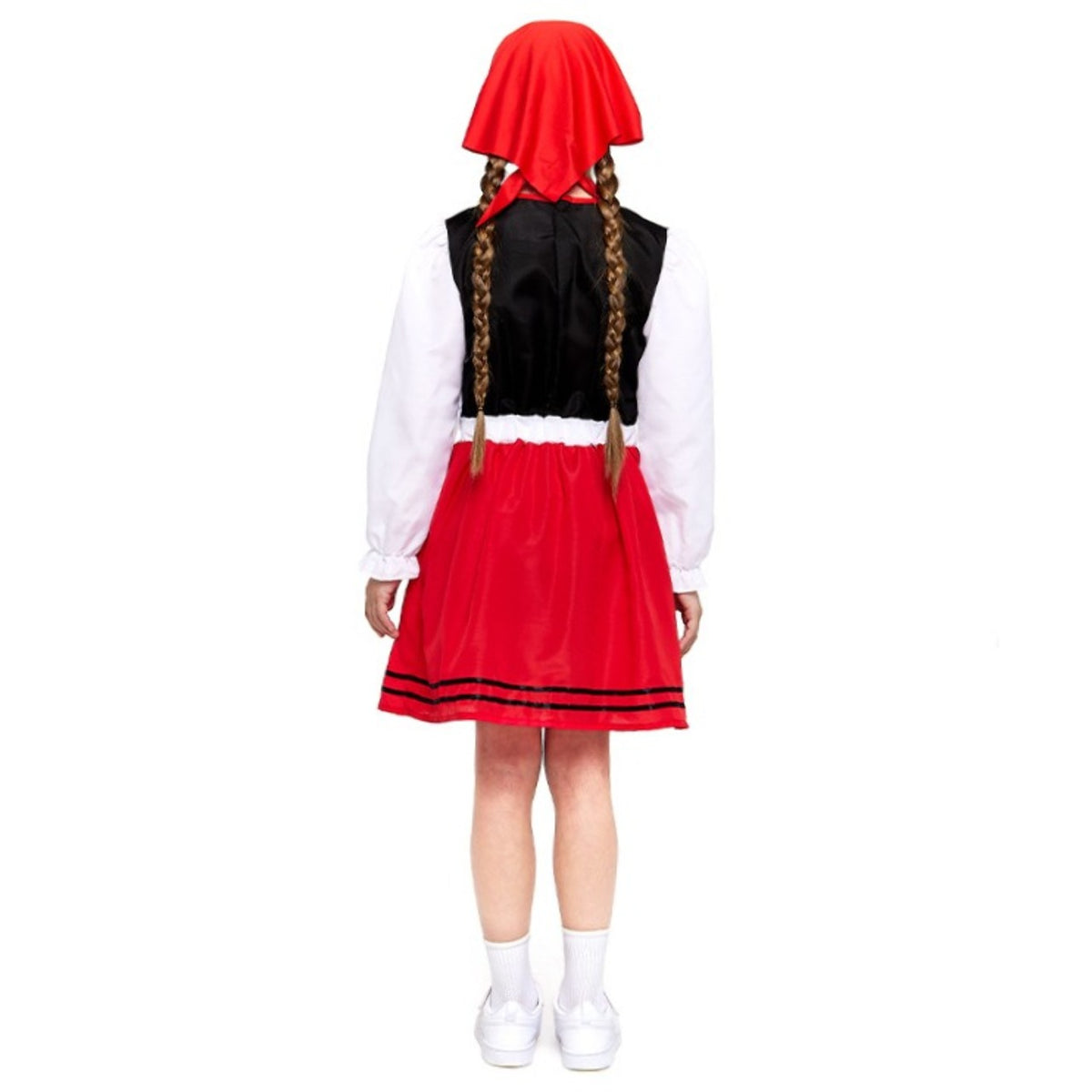 Costume da Pastorella Galiziana Rosso per bambina