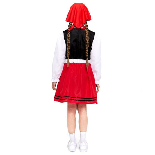 Costume da Pastorella Galiziana Rosso per bambina