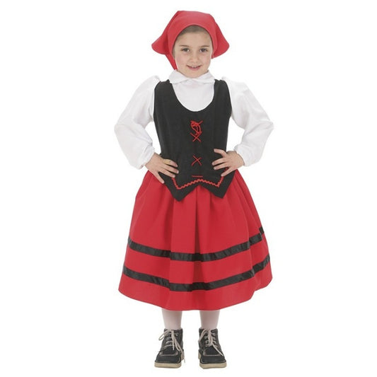 Costume di Pastorella Regionale Galiziana per bambina