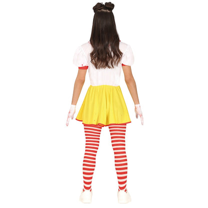 Costume da Pagliaccia Burger per adolescente