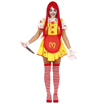 Costume da Pagliaccia Burger per donna