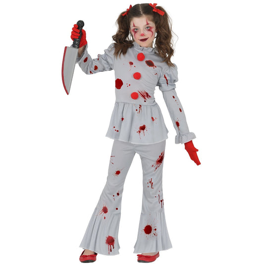 Costume da Pagliaccia It Sanguinaria per bambina