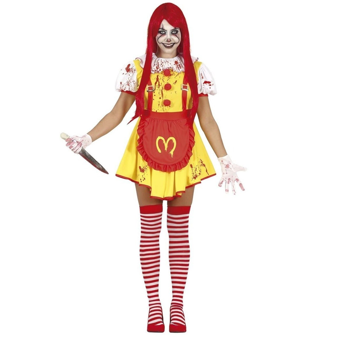 Costume da pagliaccio di McDonald per adolescente