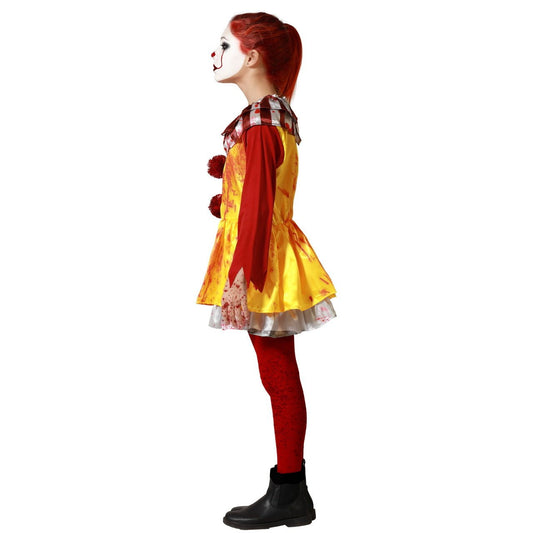 Costume da Pagliaccio di Burger Inquietante per bambina