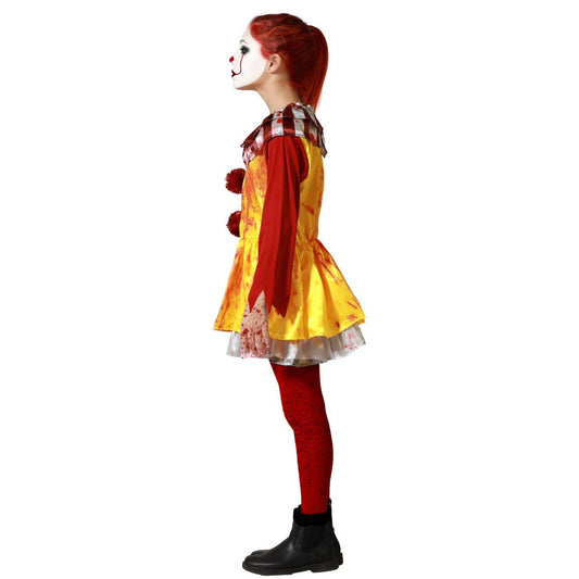 Costume da Pagliaccio di McDonald Inquietante per bambina