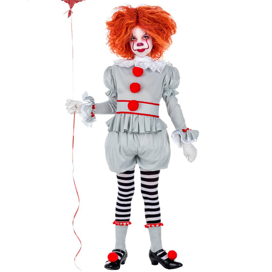 Costume da Clown Oscuro per bambina