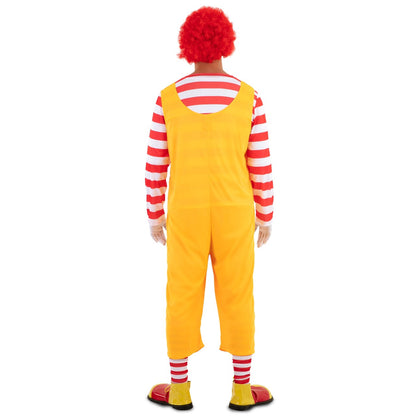 Costume da Clown Burger Giallo per adulto 