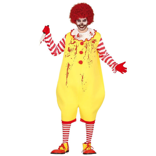 Costume da Clown Burger Killer per adulto