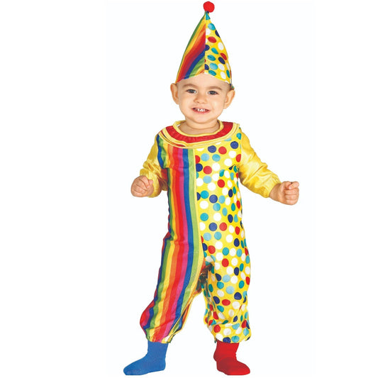 Divertente costume da clown per bambino