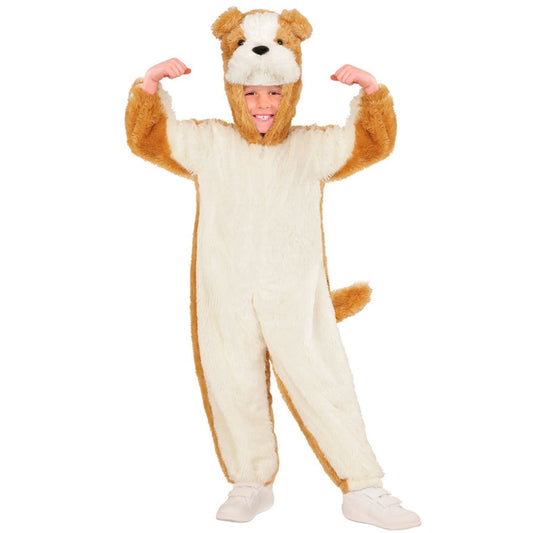 Costume da Cane Bulldog Peluche per bambini