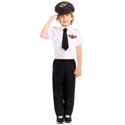 Costume da pilota di aereo per bambino