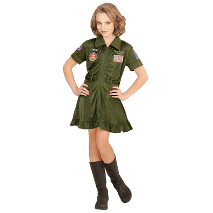 Costume da Pilota da Combattimento per bambina