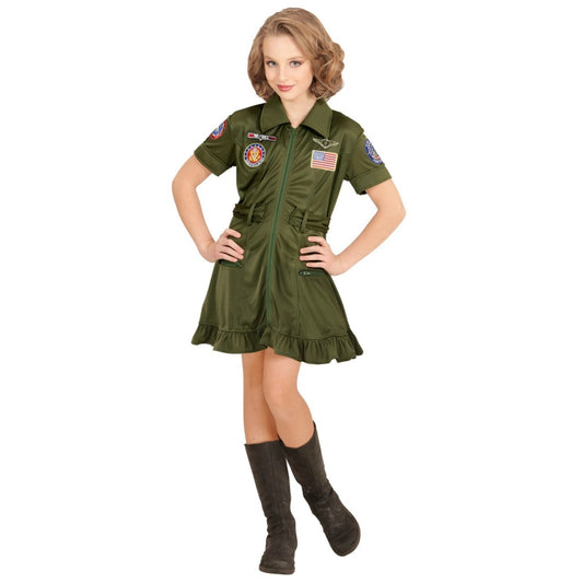 Costume da Pilota da Combattimento per bambina