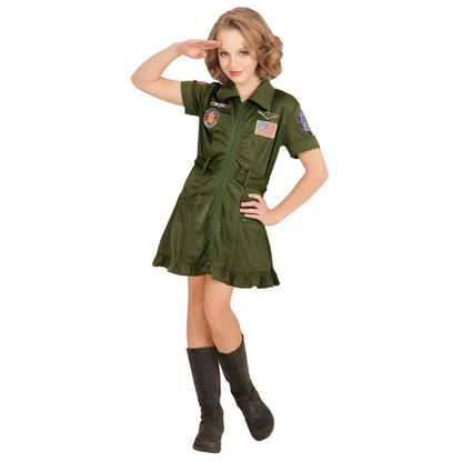 Costume da Pilota da Combattimento per bambina