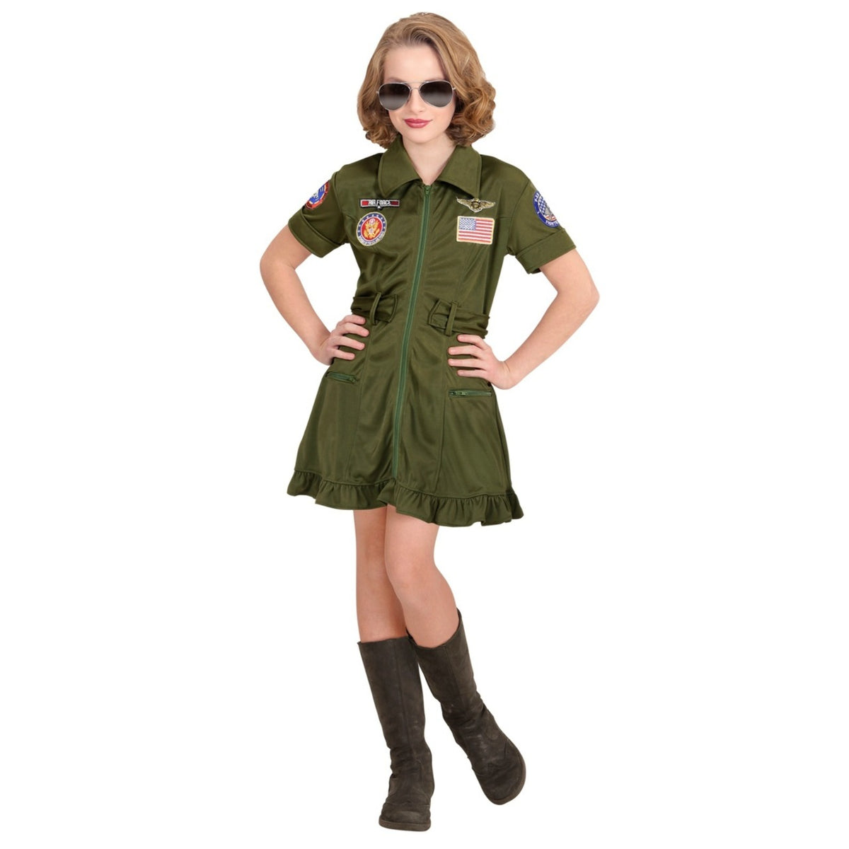 Costume da Pilota da Combattimento per bambina