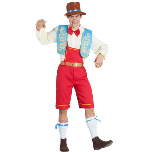 Costume Salopette da Pinocchio per uomo