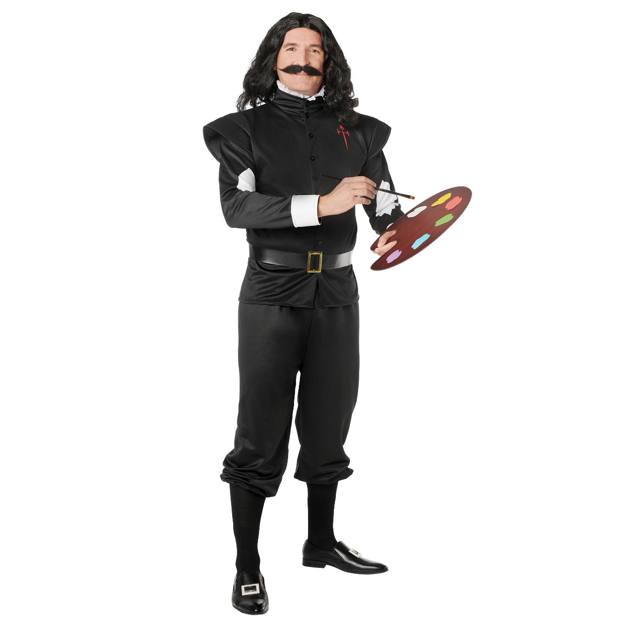 Costume da Pittore Velázquez Nero per uomo